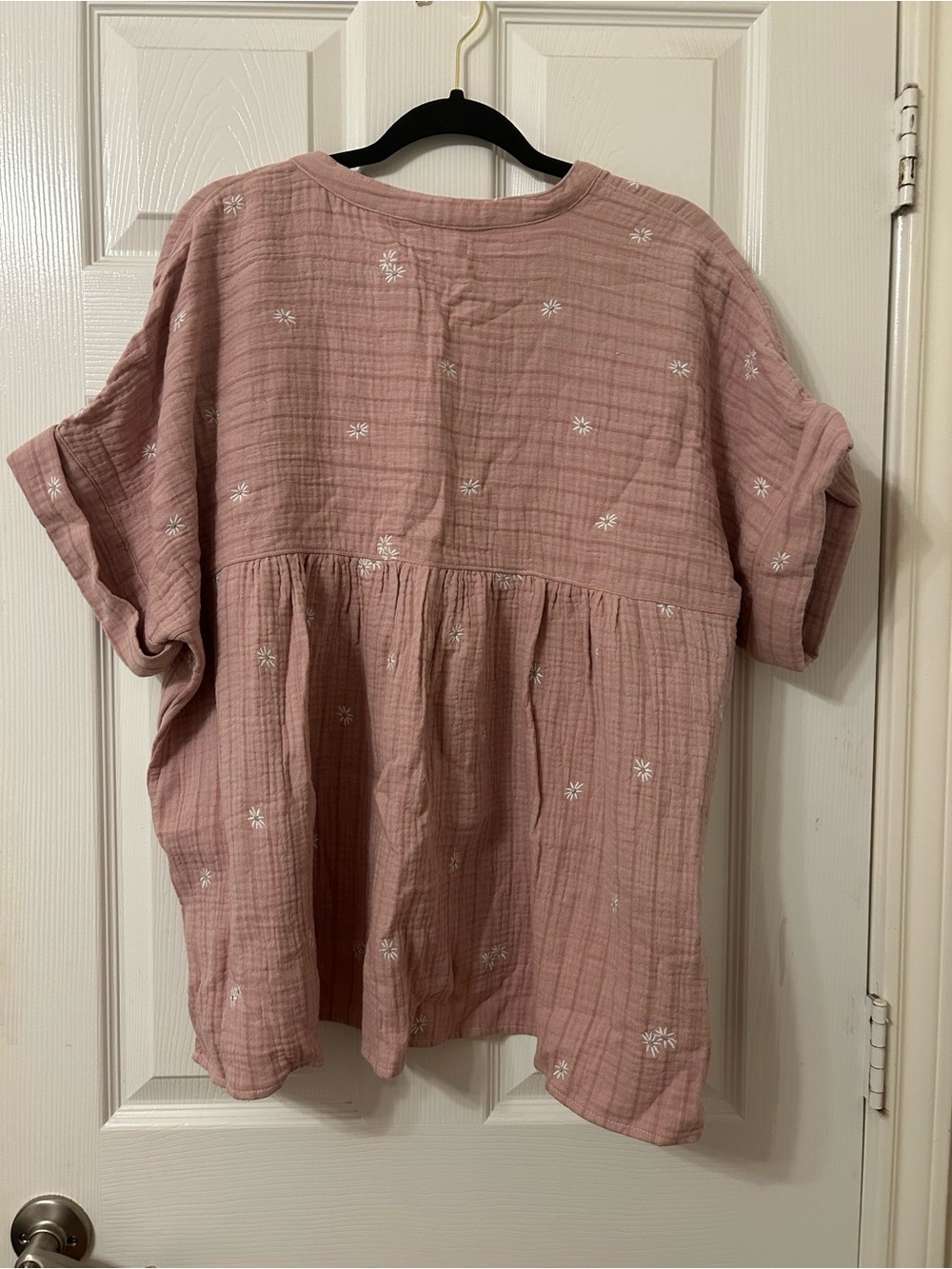 Madewell Embroidered Lakeline Popover Top - Picture 6 of 6